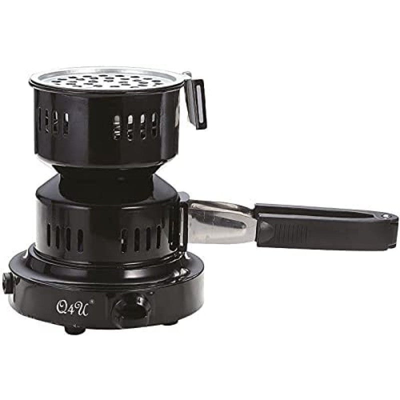 Charcoal Burner Black 650W Hot Plate UK PLUG