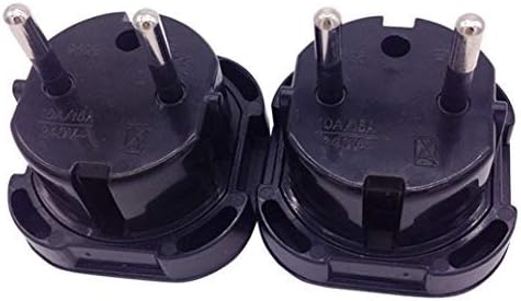 Travel Adaptor White UK to EU Europe European Convert Power UK plug 3 pin to European Plug 2 Pin