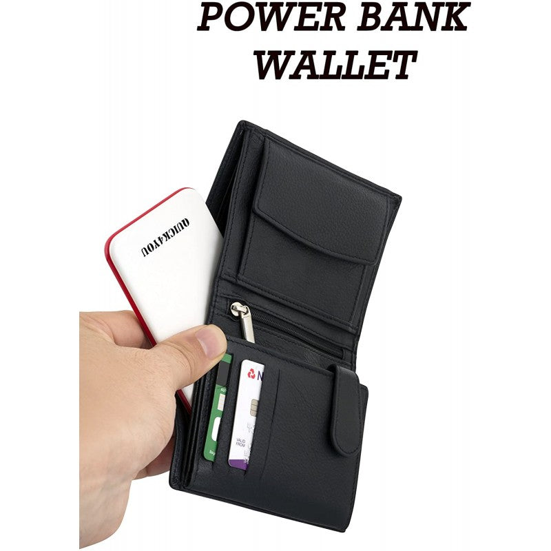 Power Bank 4000mAh, Credit Card Size Pocket,Wallet Power Bank with Built-In Micro USB & 1 port output Fast charging