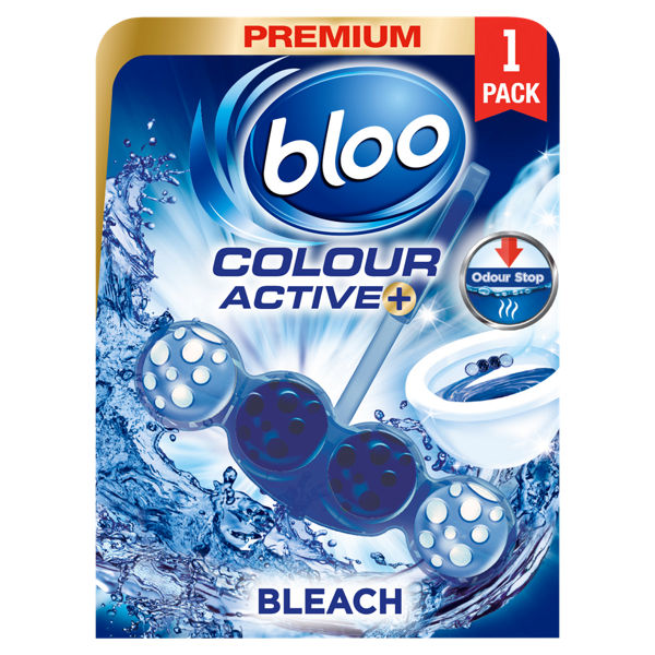 Bloo Colour Active Toilet Rim Block Bleach With Anti-limescale 50g