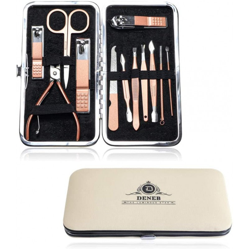 Manicure Pedicure Care Set 12pcs PINK