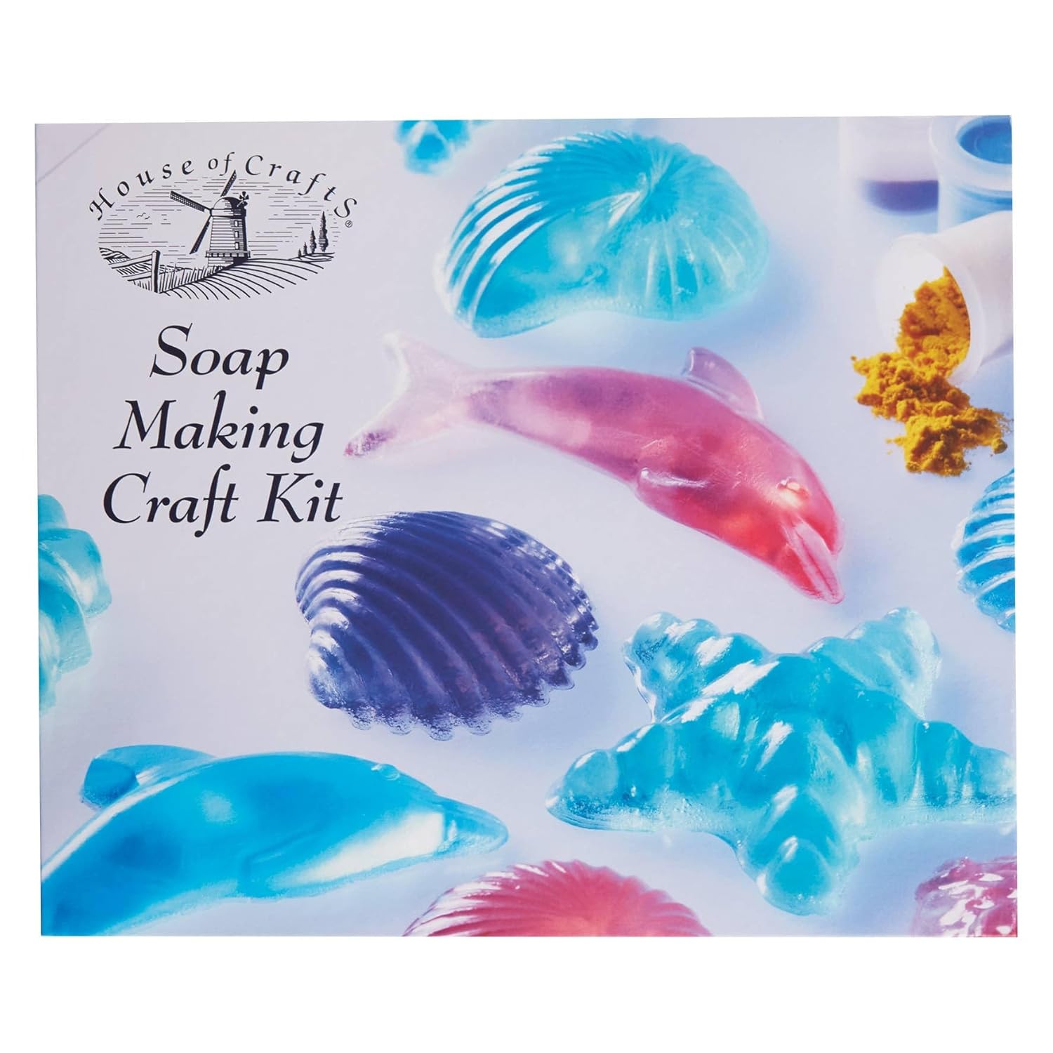 House Of Crafts Soap Making Craft, Single Craft Kit Set, Multicoloured, Includes Soap Compound