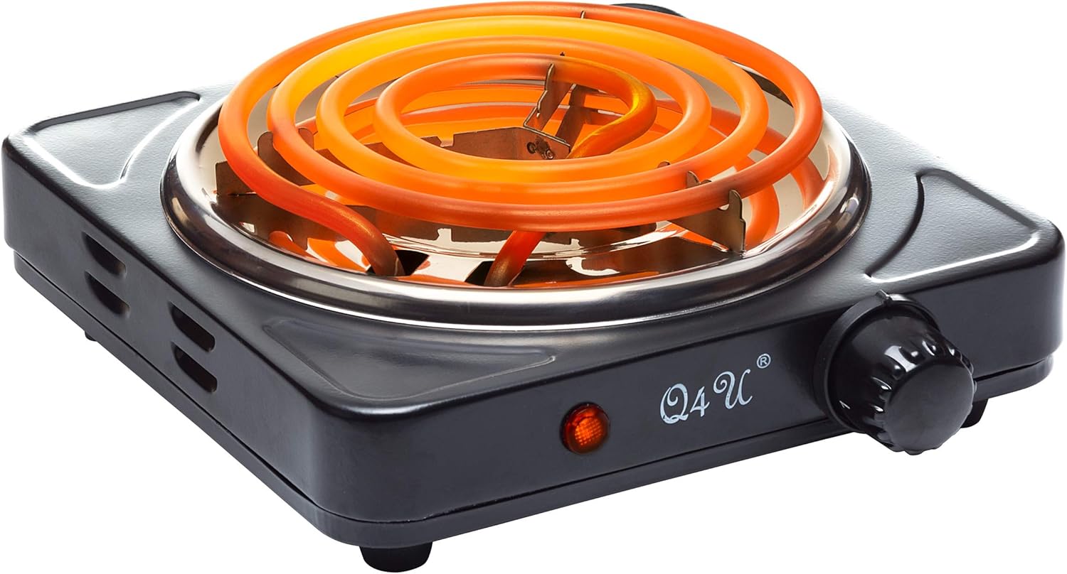 Charcoal Burner Electric Starter Coals Coconut Shells, 1500W , Slim