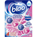 Bloo Power Active, Flowers, Toilet Rim Block Clear Water - 50g