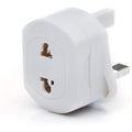 EU 2 Pin To UK 3 Pin Fused Adaptor Plug for Shaver/Toothbrush