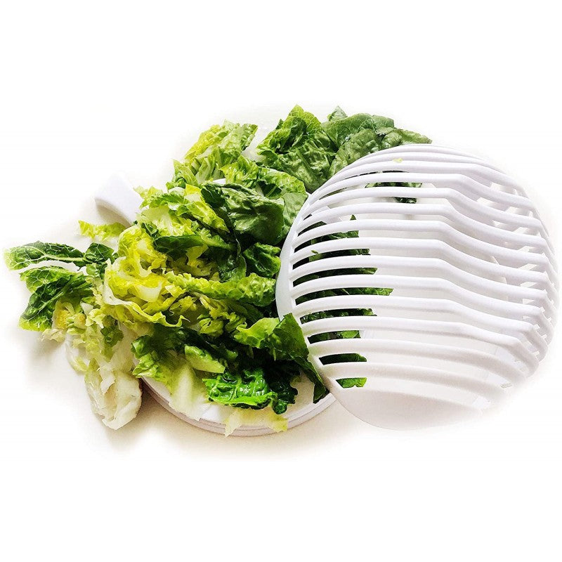 Salad Cutter Bowl Easy Make Salad Fresh Tool Slicer Fruit Salad Chopper Vegetable Fruit Cutter Bowl